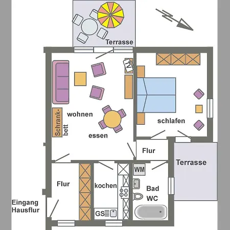 Freesenbruch - Ferienwohnung 2.3 Ostseeheilbad Zingst